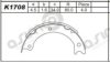 NISSA 3616050T25 Brake Shoe Set